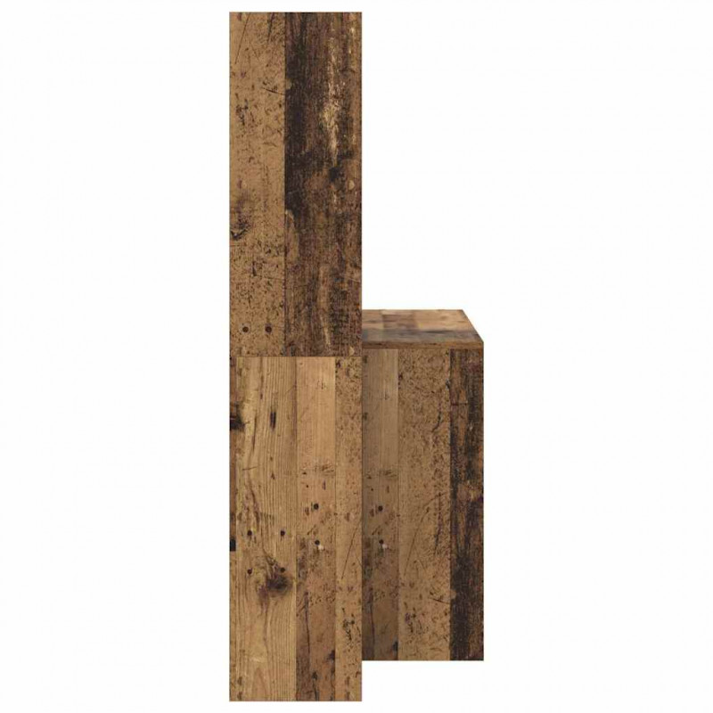 Biurko Stare drewno 138,5 x 55 x 143 cm Materiał drewnopochodny
