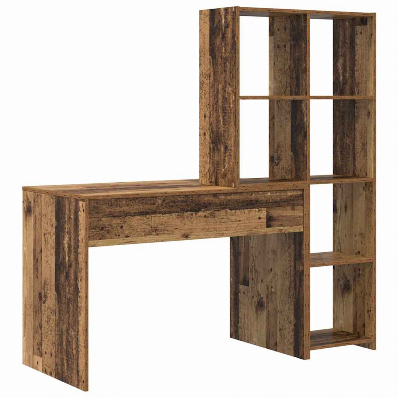 Biurko Stare drewno 138,5 x 55 x 143 cm Materiał drewnopochodny