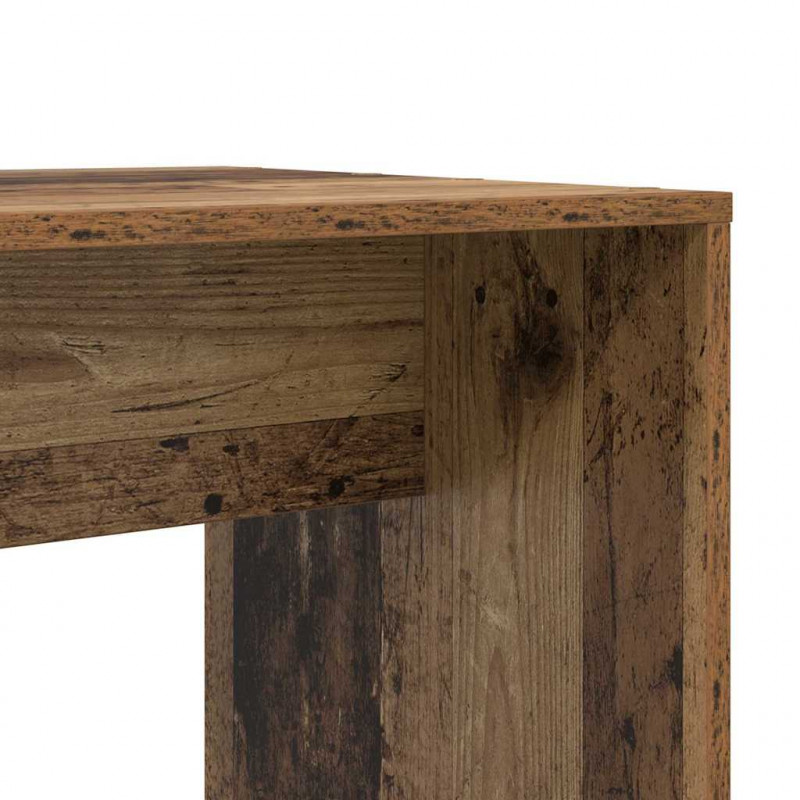 Biurko Stare drewno 138,5 x 55 x 143 cm Materiał drewnopochodny