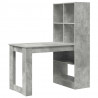 Biurko Betonowy szary 122 x 67 x 145 cm Materiał drewnopochodny