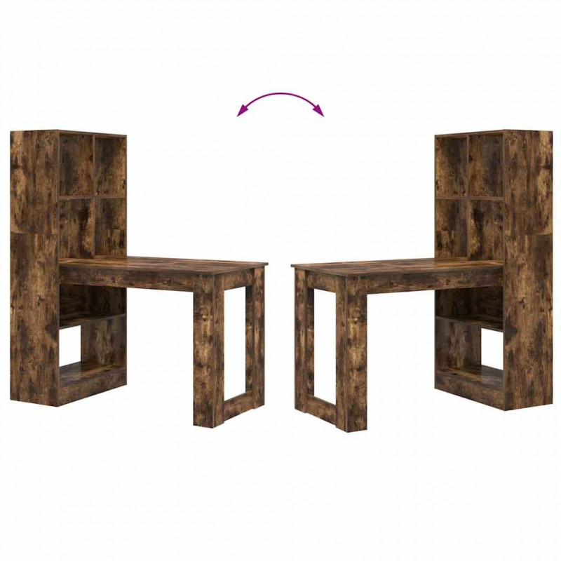 Biurko Dąb wędzony 122 x 67 x 145 cm Materiał drewnopochodny