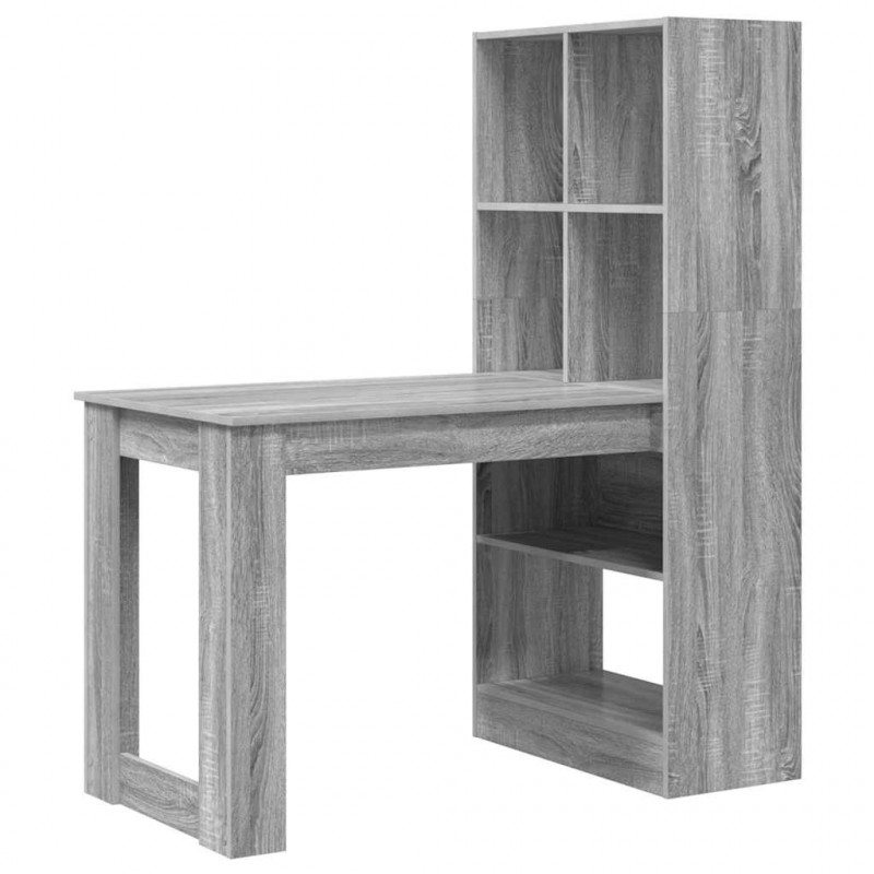 Biurko Szary Sonoma 122 x 67 x 145 cm Materiał drewnopochodny