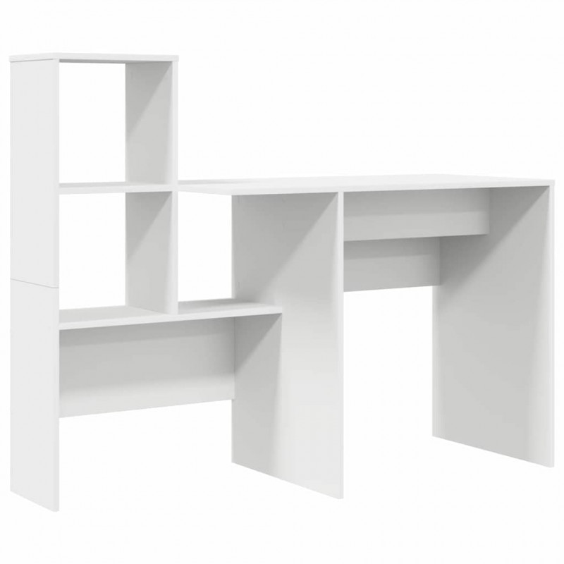 Biurko Biały 131,5 x 50 x 106,5 cm Materiał drewnopochodny