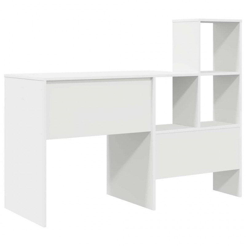 Biurko Biały 131,5 x 50 x 106,5 cm Materiał drewnopochodny