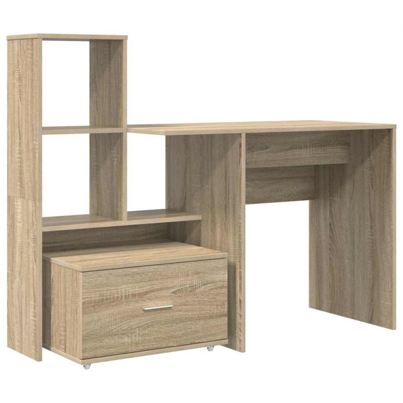 Biurko Dąb Sonoma 131,5 x 50 x 106,5 cm Materiał drewnopochodny