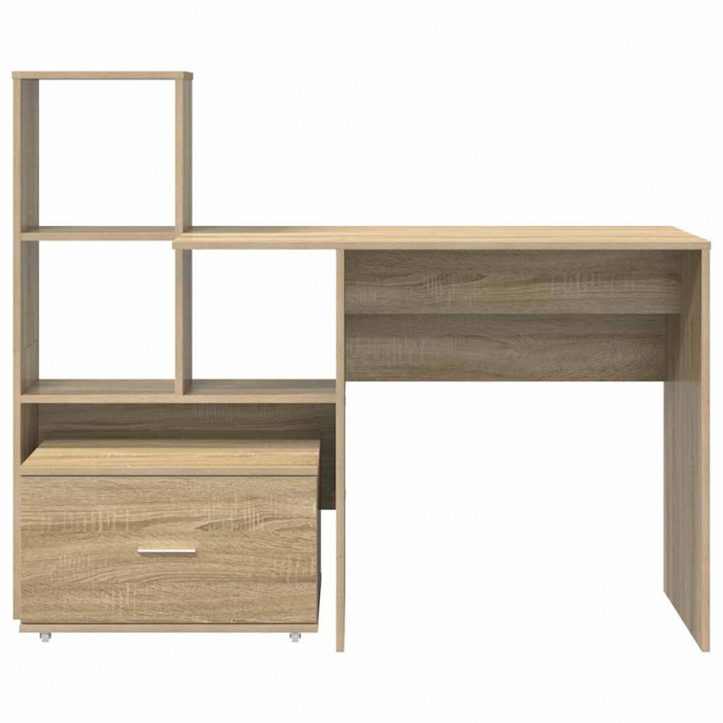 Biurko Dąb Sonoma 131,5 x 50 x 106,5 cm Materiał drewnopochodny