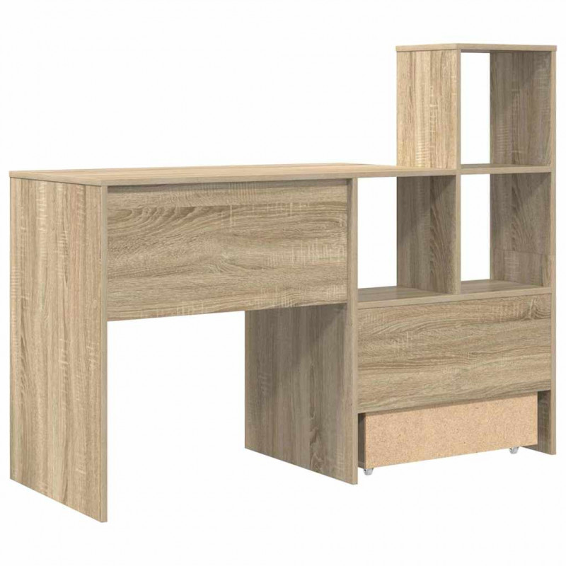 Biurko Dąb Sonoma 131,5 x 50 x 106,5 cm Materiał drewnopochodny