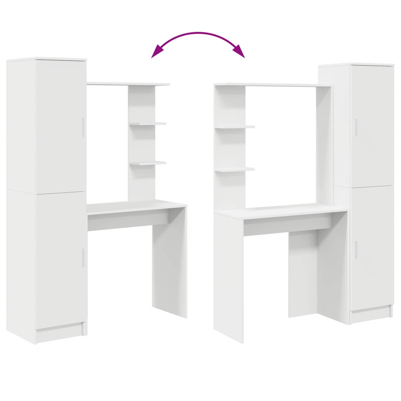 Biurko 2 pcs Biały
