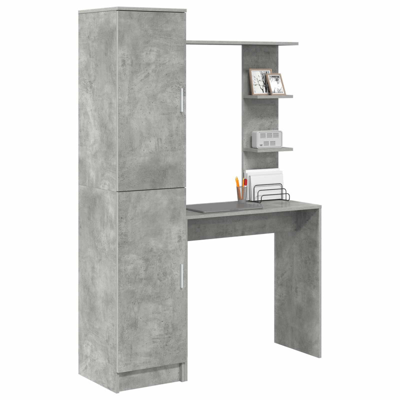 Biurko 2 pcs Betonowy szary