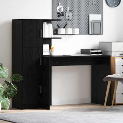Biurko 2 pcs Czarny Dąb