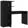 Biurko 2 pcs Czarny Dąb