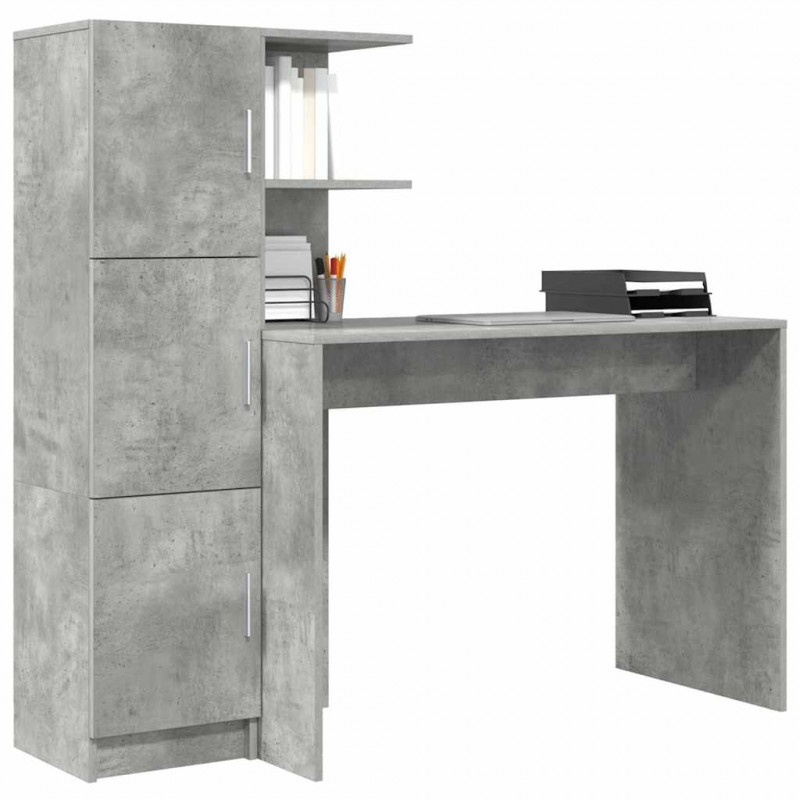 Biurko 2 pcs Betonowy szary