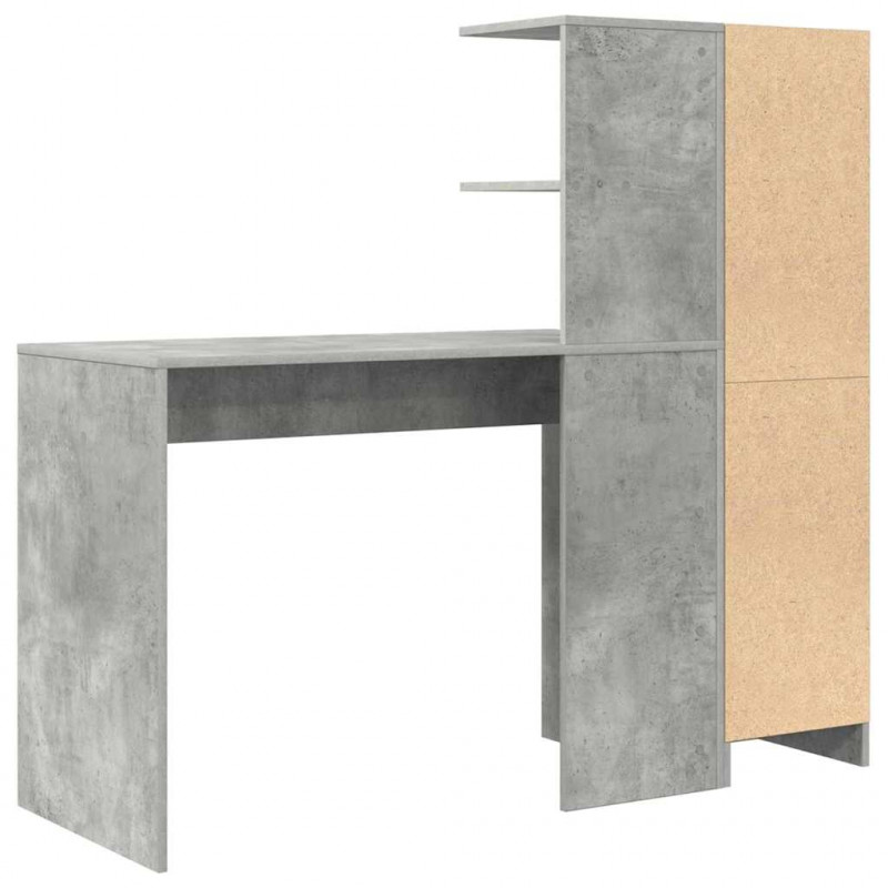Biurko 2 pcs Betonowy szary