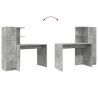 Biurko 2 pcs Betonowy szary
