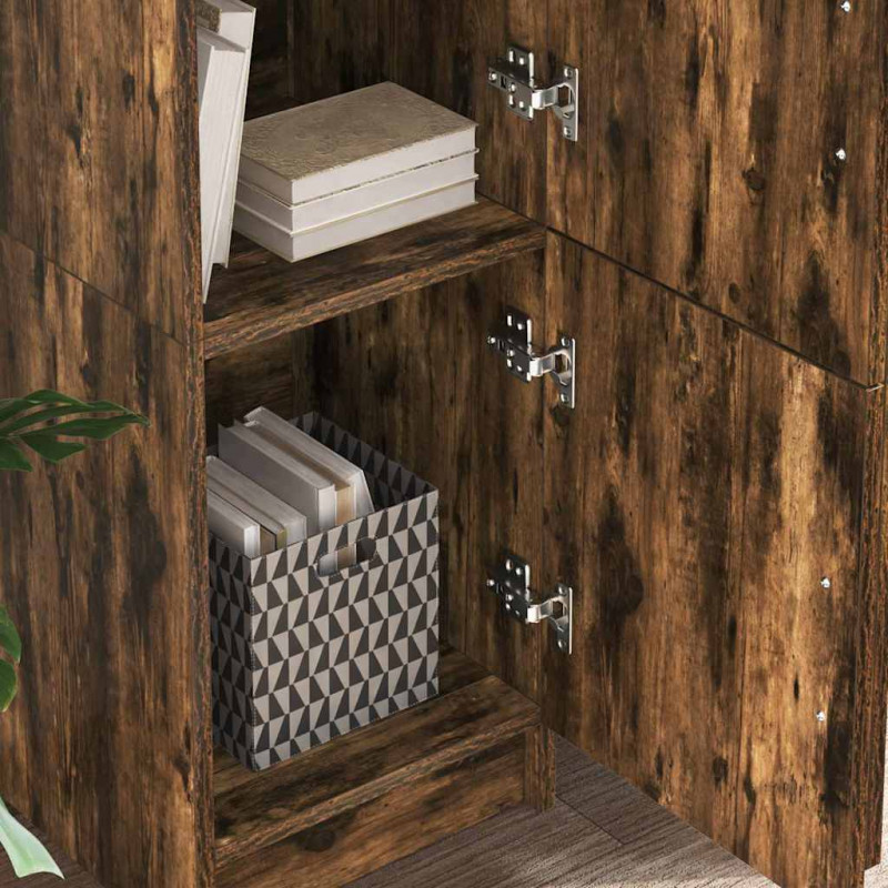 Biurko 2 pcs Dąb wędzony