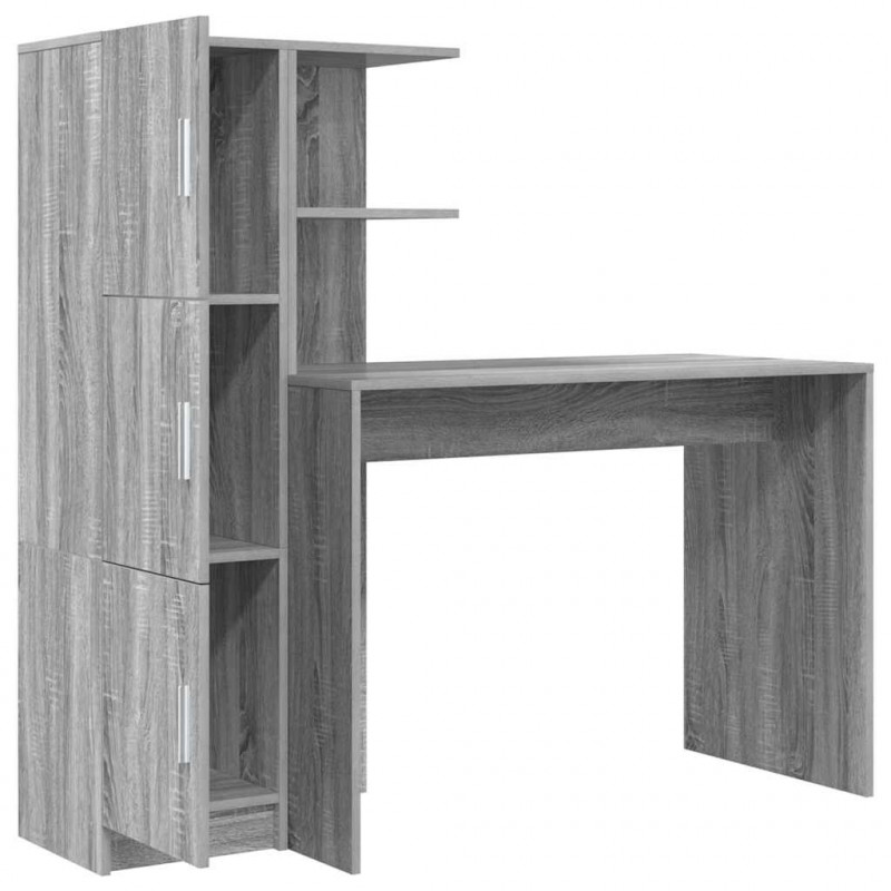 Biurko 2 pcs Szary Sonoma