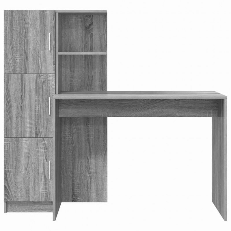 Biurko 2 pcs Szary Sonoma