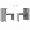 Biurko 2 pcs Szary Sonoma
