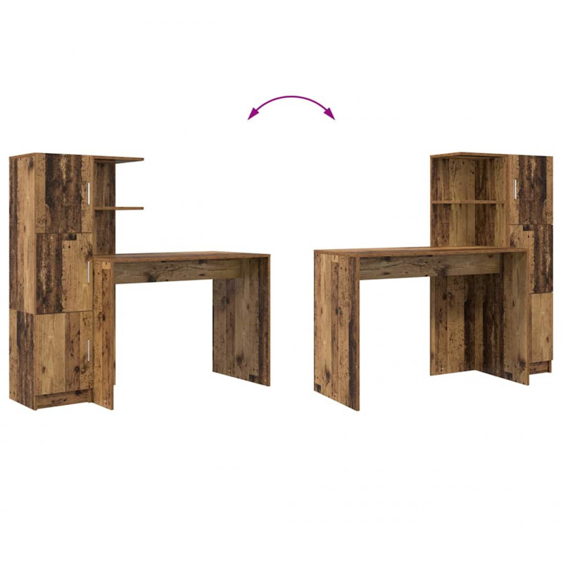 Biurko 2 pcs Stare drewno