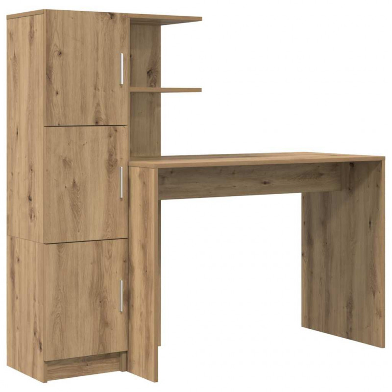 Biurko 2 pcs Dąb rzemieślniczy