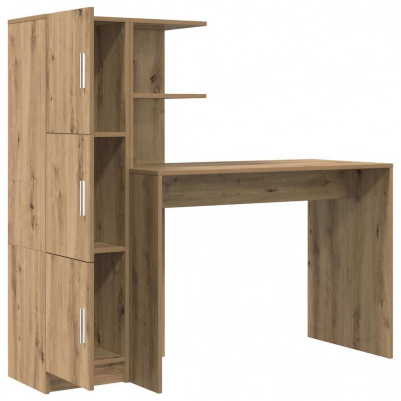 Biurko 2 pcs Dąb rzemieślniczy