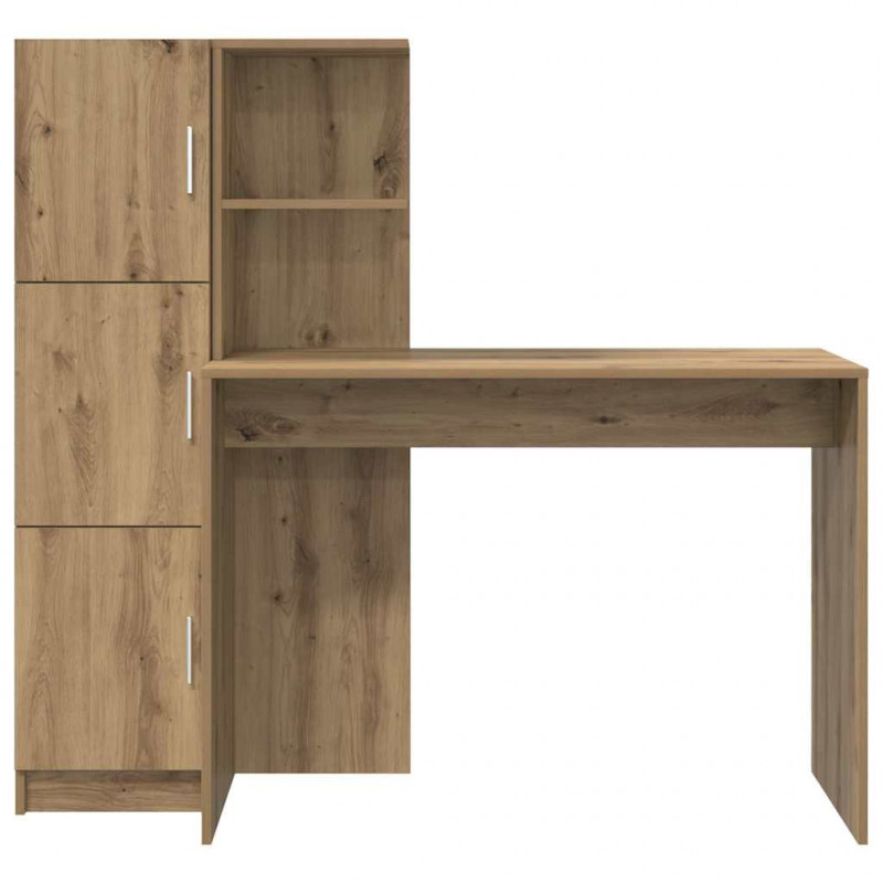 Biurko 2 pcs Dąb rzemieślniczy