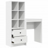 Biurko z szufladą 2 pcs Biały