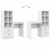 Biurko z szufladą 2 pcs Biały