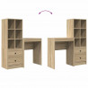 Biurko z szufladą 2 pcs Dąb Sonoma