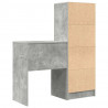 Biurko z szufladą 2 pcs Betonowy szary