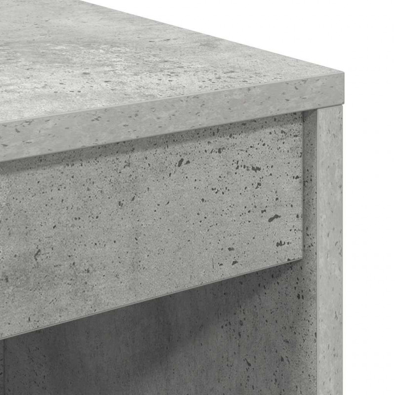Biurko z szufladą 2 pcs Betonowy szary