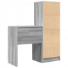 Biurko z szufladą 2 pcs Szary Sonoma
