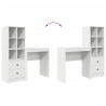 Biurko z szufladą 2 pcs Biały
