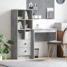 Biurko z szufladą 2 pcs Betonowy szary