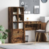 Biurko z szufladą 2 pcs Dąb wędzony