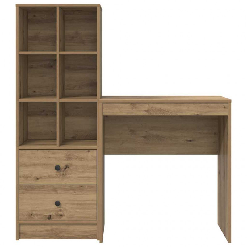 Biurko z szufladą 2 pcs Dąb rzemieślniczy