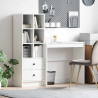 Biurko z szufladą 2 pcs Biały