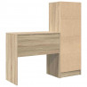 Biurko z szufladą 2 pcs Dąb Sonoma