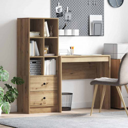 Biurko z szufladą 2 pcs Dąb rzemieślniczy