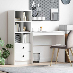 Biurko z szufladą 2 pcs Biały