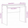 Biurko z szufladą 2 pcs Biały