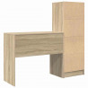 Biurko z szufladą 2 pcs Dąb Sonoma