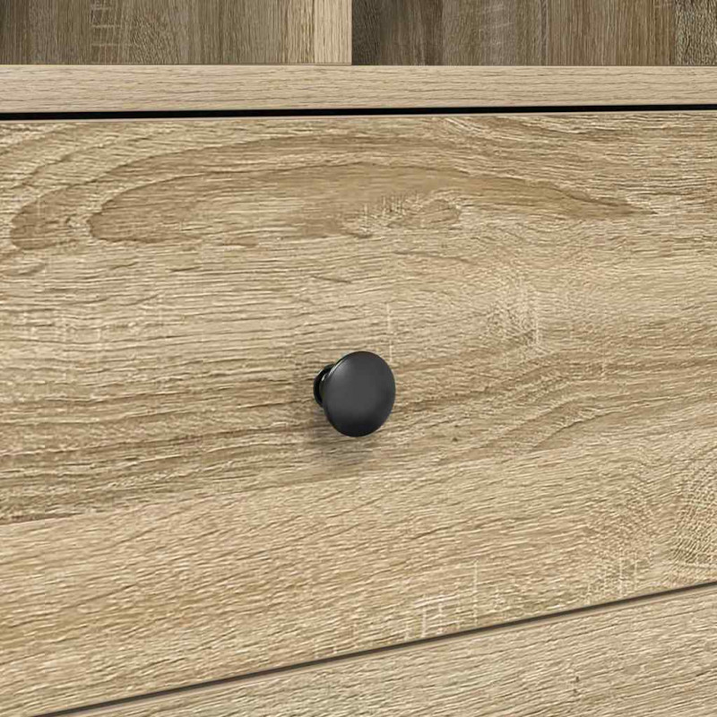 Biurko z szufladą 2 pcs Dąb Sonoma