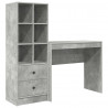 Biurko z szufladą 2 pcs Betonowy szary