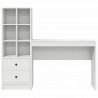 Biurko z szufladą 2 pcs Biały