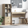 Biurko z szufladą 2 pcs Dąb Sonoma