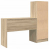 Biurko z szufladą 2 pcs Dąb Sonoma