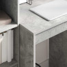 Biurko z szufladą 2 pcs Betonowy szary