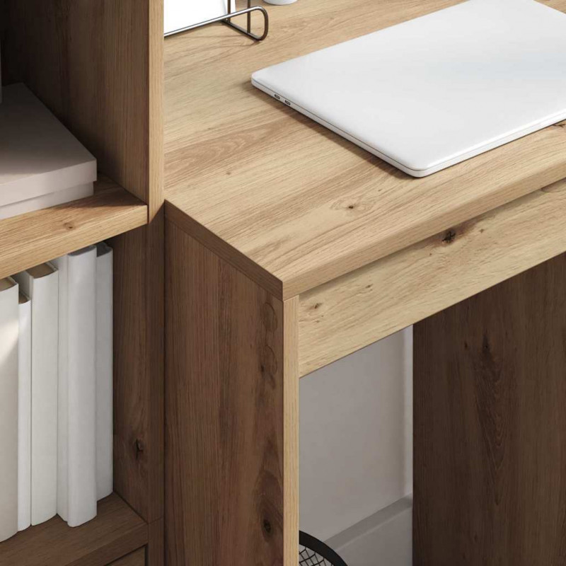 Biurko z szufladą 2 pcs Dąb rzemieślniczy