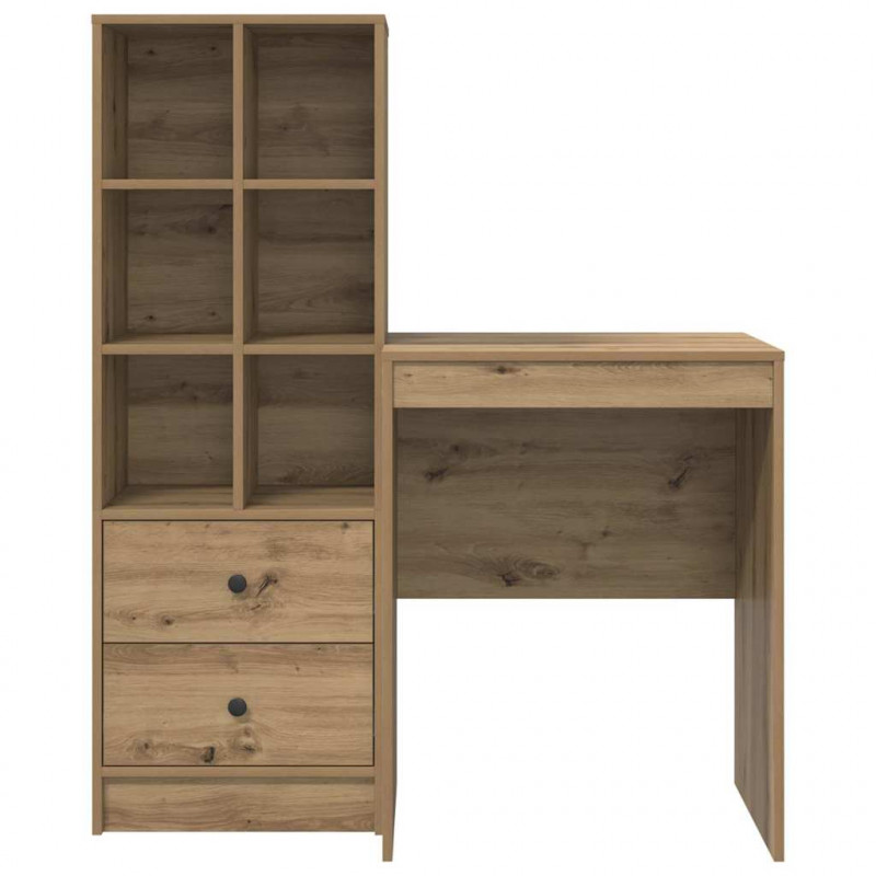 Biurko z szufladą 2 pcs Dąb rzemieślniczy